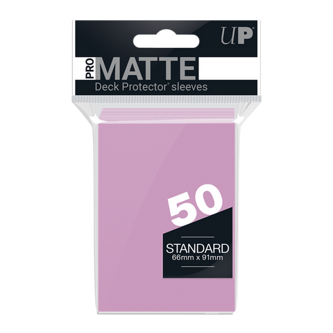 Ultra PRO: Standard 50ct Sleeves - PRO-Matte (Pink)