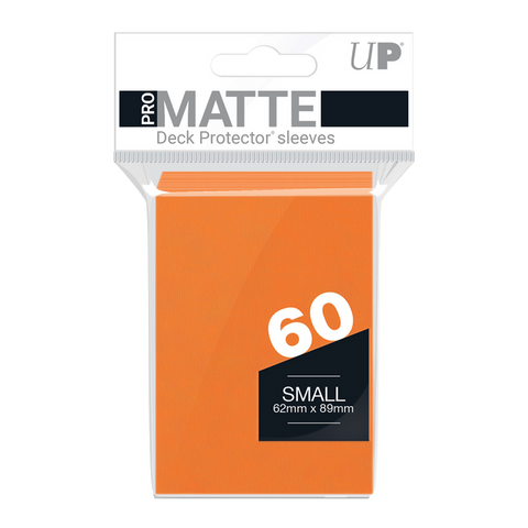 Ultra PRO: Small 60ct Sleeves - PRO-Matte (Orange)