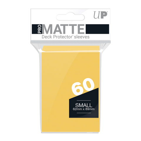 Ultra PRO: Small 60ct Sleeves - PRO-Matte (Yellow)