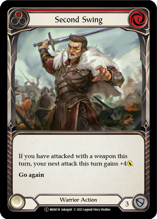 Second Swing (Red) [U-MON116-RF] (Monarch Unlimited) Unlimited Rainbow Foil