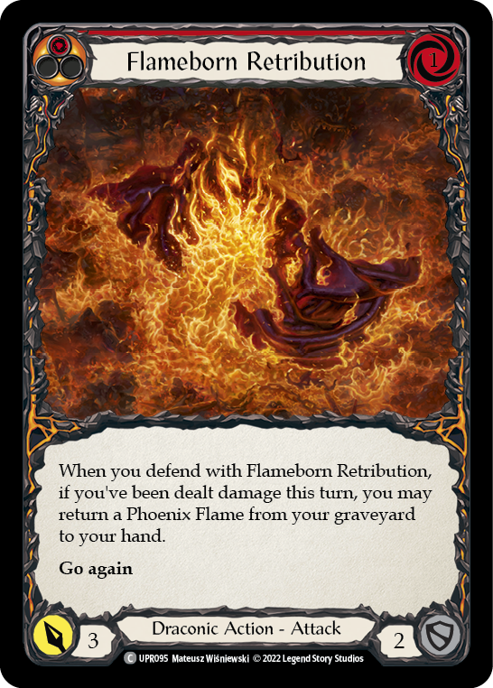 Flameborn Retribution [UPR095] (Uprising) Rainbow Foil