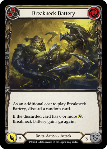 Breakneck Battery (Yellow) [WTR012-R] (Welcome to Rathe) Alpha Print Normal