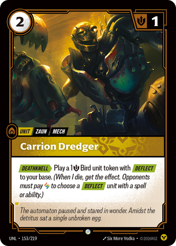 front of card Carrion Dredger [Unleashed] 153/219