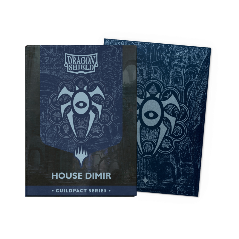Dragon Shield: Standard 100ct Dual Matte Art Sleeves - House Dimir