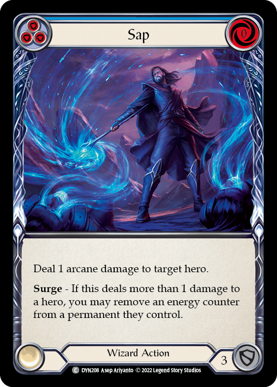 Sap (Blue) [DYN208] (Dynasty) Rainbow Foil