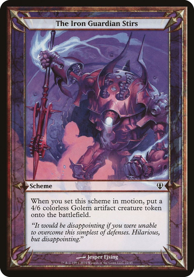 (Oversized Schemes) The Iron Guardian Stirs [Archenemy Schemes]