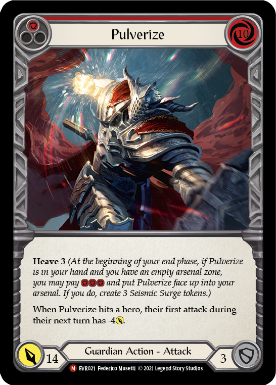 Pulverize [EVR021] (Everfest) 1st Edition Rainbow Foil
