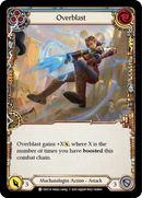 Overblast (Blue) [CRU114] (Crucible of War) 1st Edition Rainbow Foil
