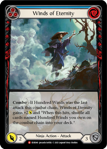 Winds of Eternity [EVR040] (Everfest) 1st Edition Extended Art Rainbow Foil