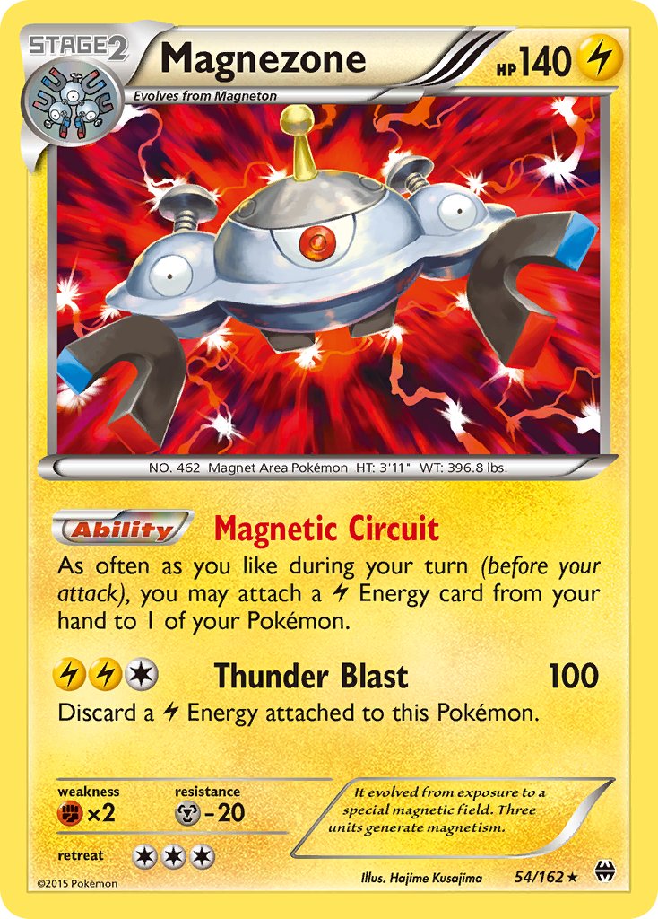 Magnezone (54/162) (XY: BREAKthrough) [Theme Deck Exclusive]