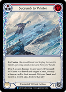 Succumb to Winter (Red) [UPR110] (Uprising) Rainbow Foil