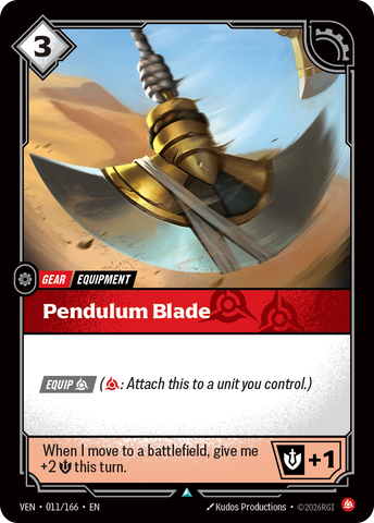 front of card Pendulum Blade [Vendetta] 011/166
