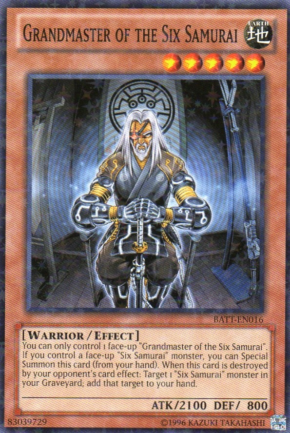 Grandmaster of the Six Samurai [BATT-EN016] (Promo) Starfoil Rare