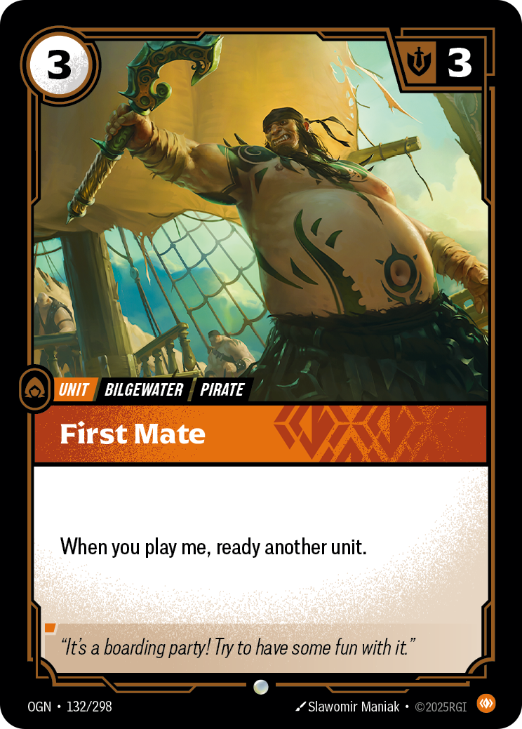 front of card First Mate [Origins]