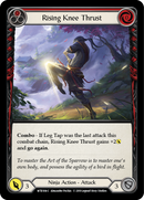 Rising Knee Thrust (Red) [WTR104-C] (Welcome to Rathe) Alpha Print Rainbow Foil