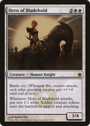 (Oversized) Hero of Bladehold (Mirrodin Besieged) [Oversize Cards]