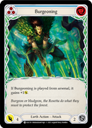 Burgeoning (Blue) [ELE136] (Tales of Aria) 1st Edition Rainbow Foil
