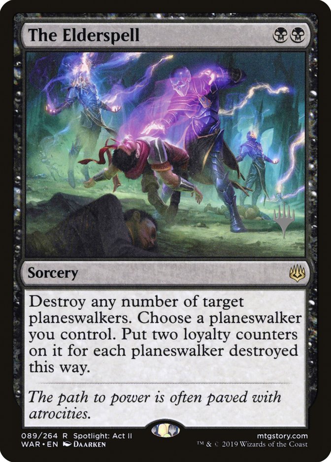 The Elderspell (Promo Pack) [War of the Spark Promo Pack]
