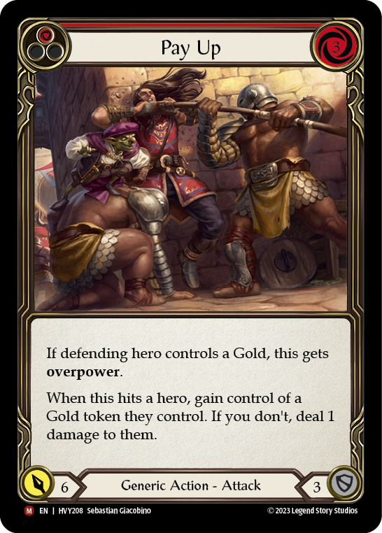Pay Up [HVY208] (Heavy Hitters) Rainbow Foil