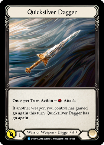 Quicksilver Dagger [DYN070] (Dynasty) Rainbow Foil