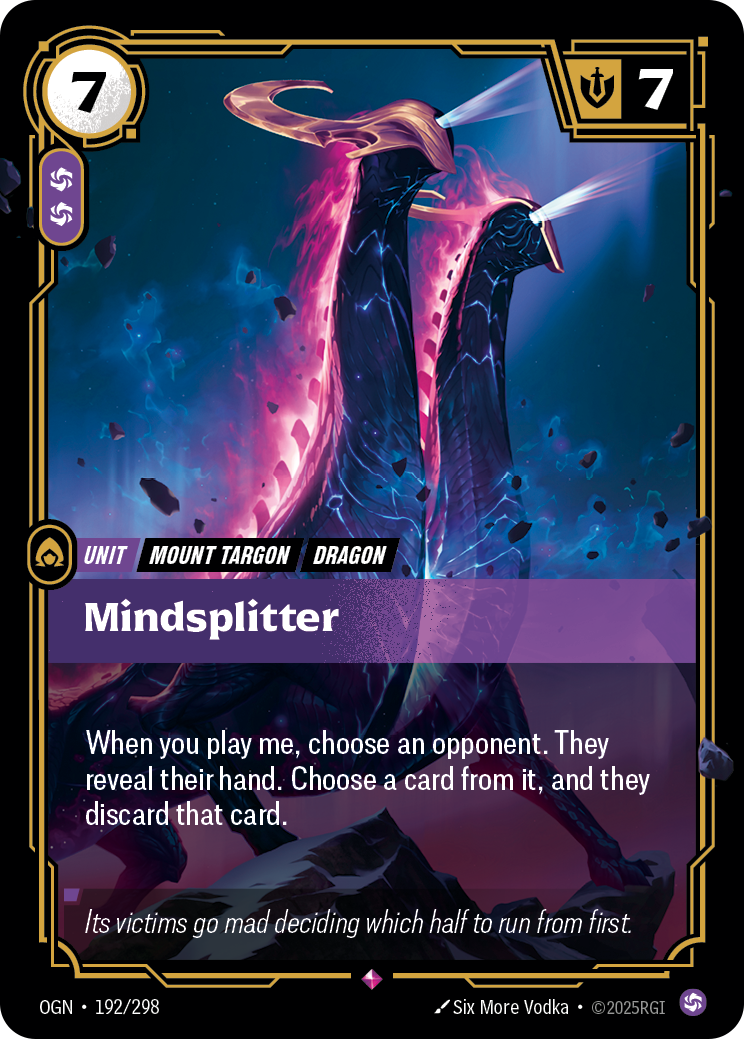 front of card Mindsplitter [Origins]
