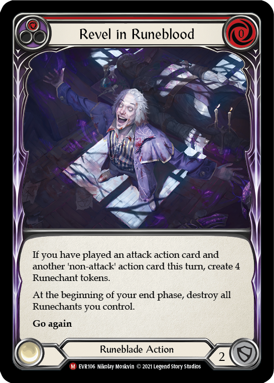 Revel in Runeblood [EVR106] (Everfest) 1st Edition Normal