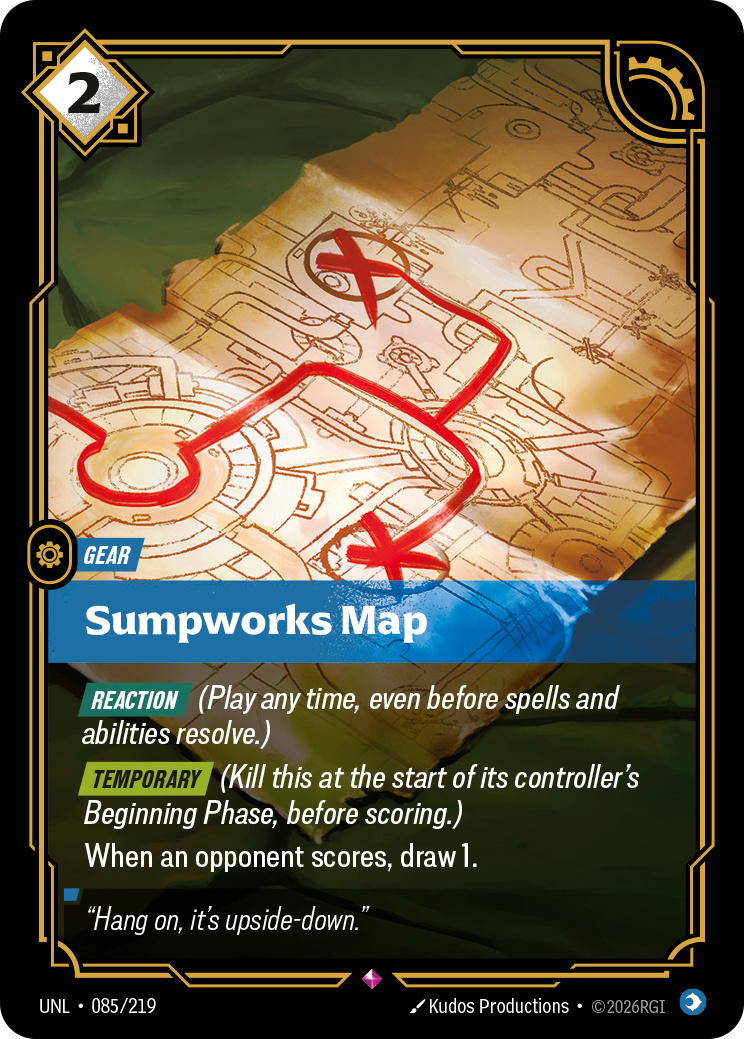 front of card Sumpworks Map [Unleashed] 085/219
