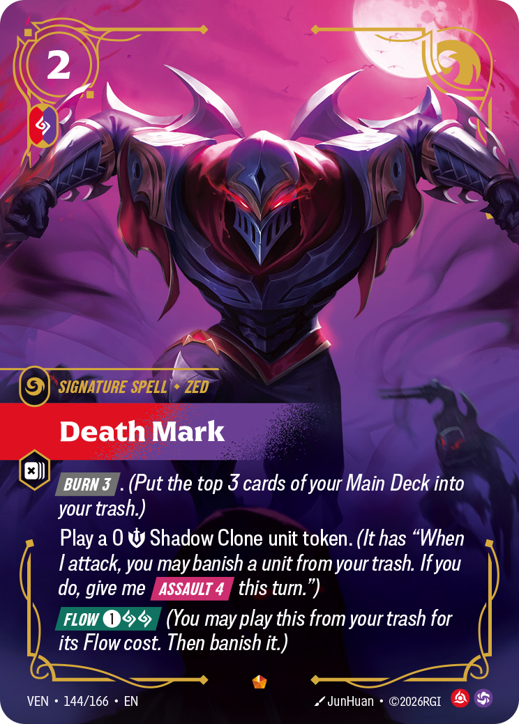 front of card Death Mark [Vendetta] 144/166