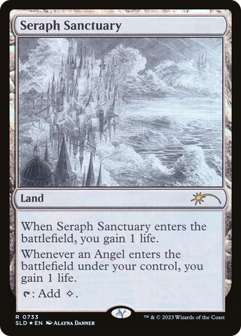 Seraph Sanctuary (0733) (Sketch) [Secret Lair Drop Promos]