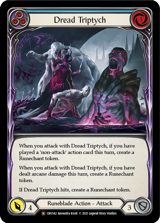Dread Triptych [U-CRU142] (Crucible of War Unlimited) Unlimited Normal