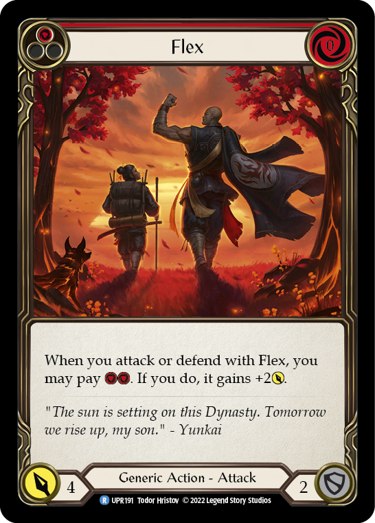 Flex (Red) [UPR191] (Uprising) Rainbow Foil