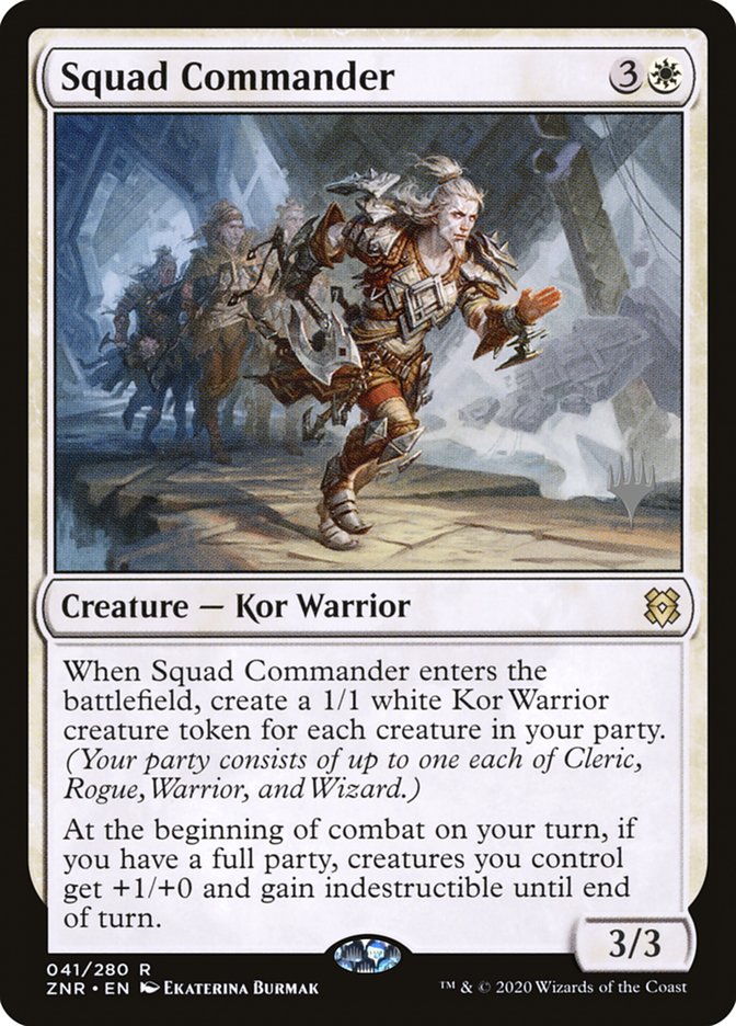 Squad Commander (Promo Pack) [Zendikar Rising Promo Pack]
