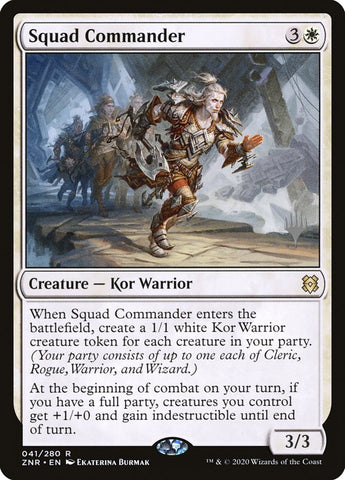 Squad Commander (Promo Pack) [Zendikar Rising Promo Pack]