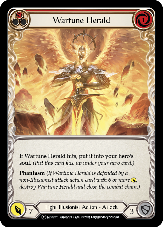 Wartune Herald (Red) [U-MON026] (Monarch Unlimited) Unlimited Normal