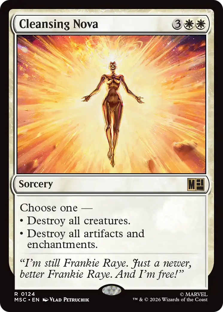 Cleansing Nova (Surge Foil) [Marvel Super Heroes Commander]