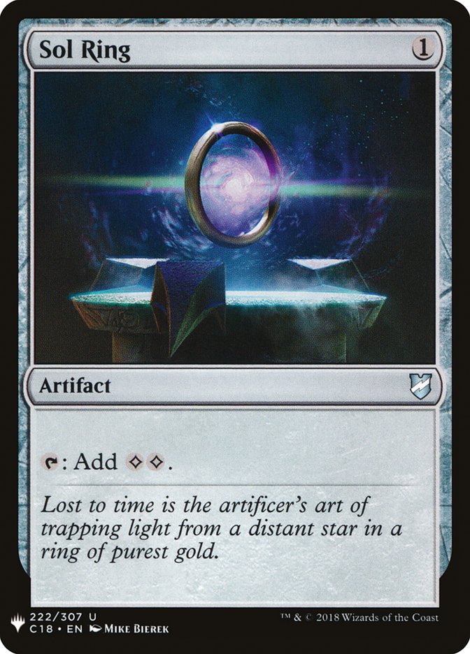 Sol Ring (C18) [Mystery Booster]