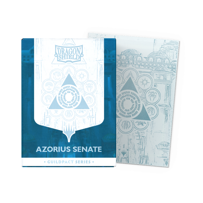 Dragon Shield: Standard 100ct Dual Matte Art Sleeves - Azorius Senate