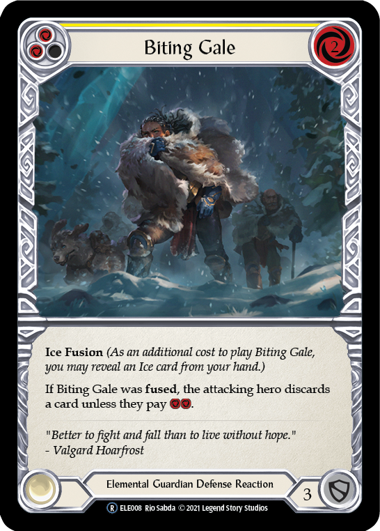 Biting Gale (Yellow) [U-ELE008] (Tales of Aria Unlimited) Unlimited Normal