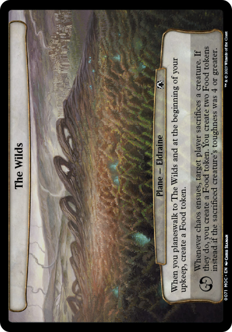 (Oversized Plane) The Wilds [March of the Machine Commander Planes]