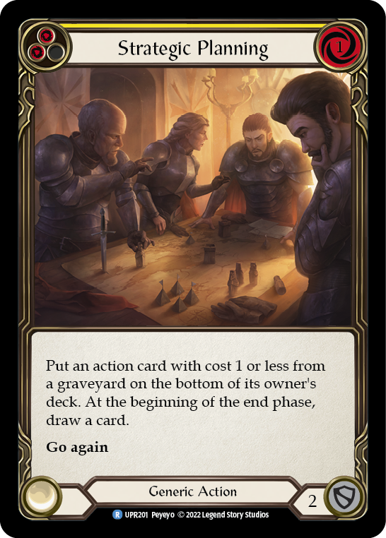 Strategic Planning (Yellow) [UPR201] (Uprising) Rainbow Foil