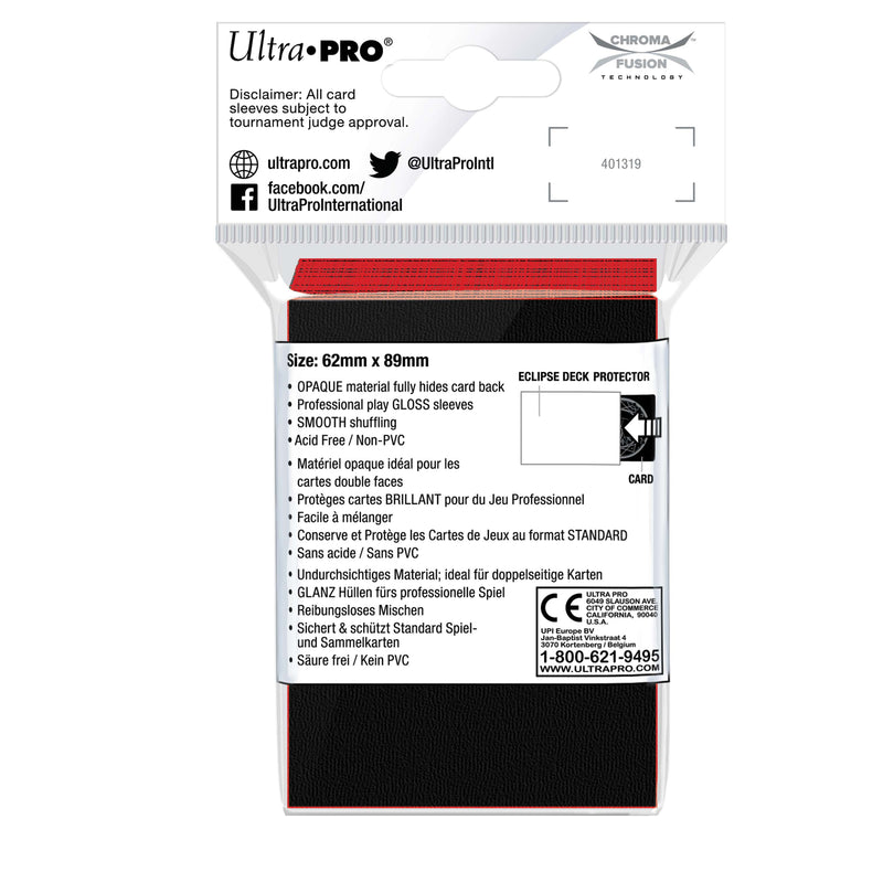 Ultra PRO: Small 60ct Sleeves - Eclipse Gloss (Apple Red)