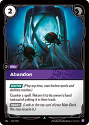 front of card Abandon [Unleashed] 131/219