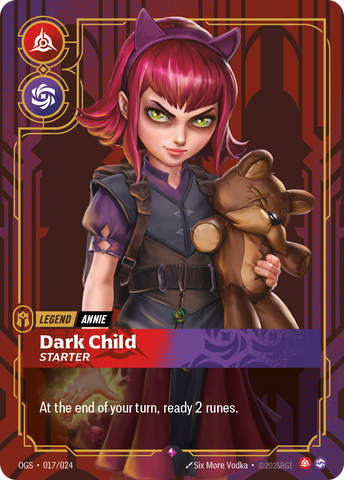 front of card Annie, Dark Child - Starter [Origins: Proving Grounds] #017