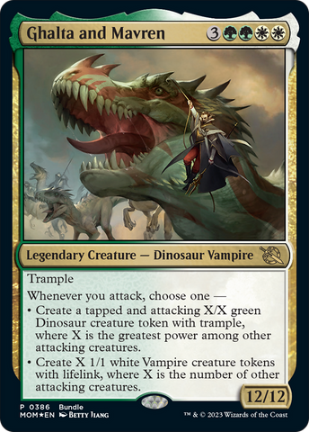 Ghalta and Mavren (Bundle) [March of the Machine Promos]