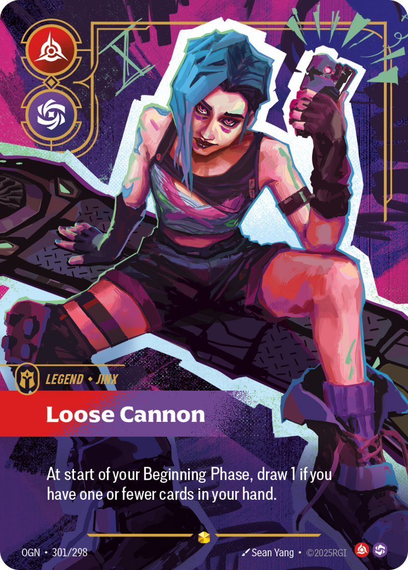 front of card Jinx, Loose Cannon (Overnumbered) [Origins]