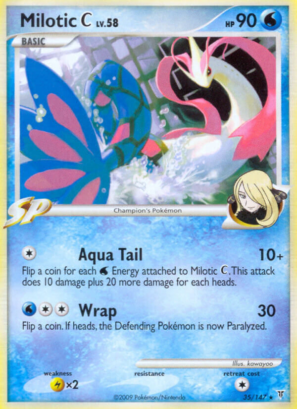 Milotic C (35/147) (Platinum: Supreme Victors) [Theme Deck Exclusive]
