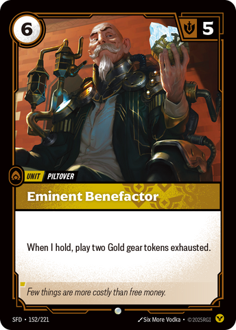 front of card Eminent Benefactor [Spiritforged] 152/221