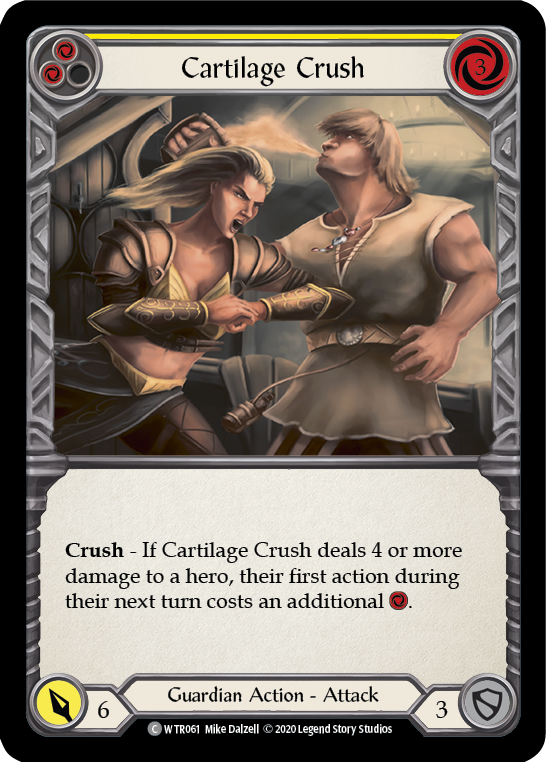 Cartilage Crush (Yellow) [U-WTR061] (Welcome to Rathe Unlimited) Unlimited Rainbow Foil