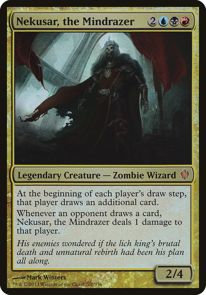 (Oversized) Nekusar, the Mindrazer [Commander 2013 Oversized]
