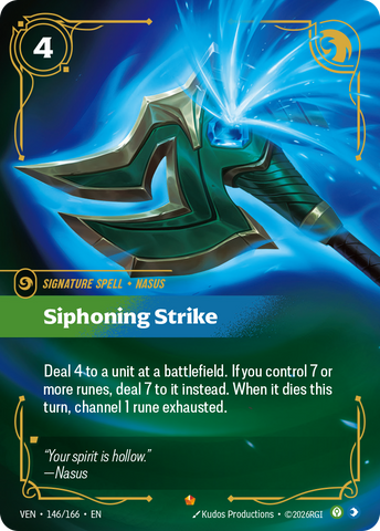 front of card Siphoning Strike [Vendetta] 146/166